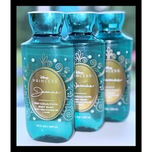 Bath & Body Works DISNEY PRINCESS JASMINE 10oz Shower Gel Body Wash x3